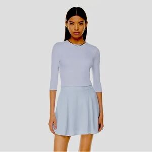 Aritzia Sunday Best Bliss 3/4 Sleeve T-Shirt Dusk Blue